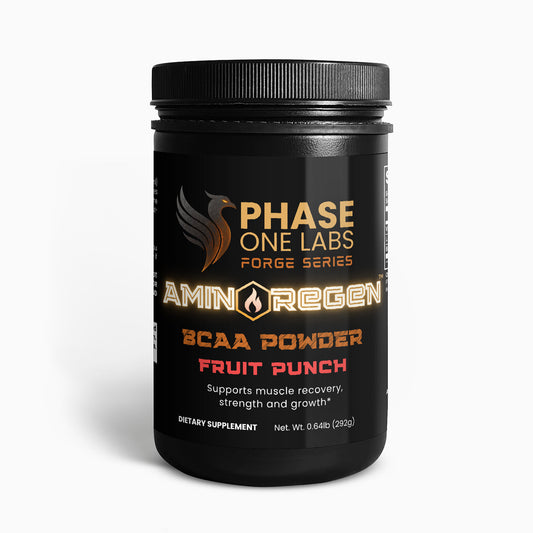 AMINO REGEN (Fruit Punch): BCAA Post Workout Powder