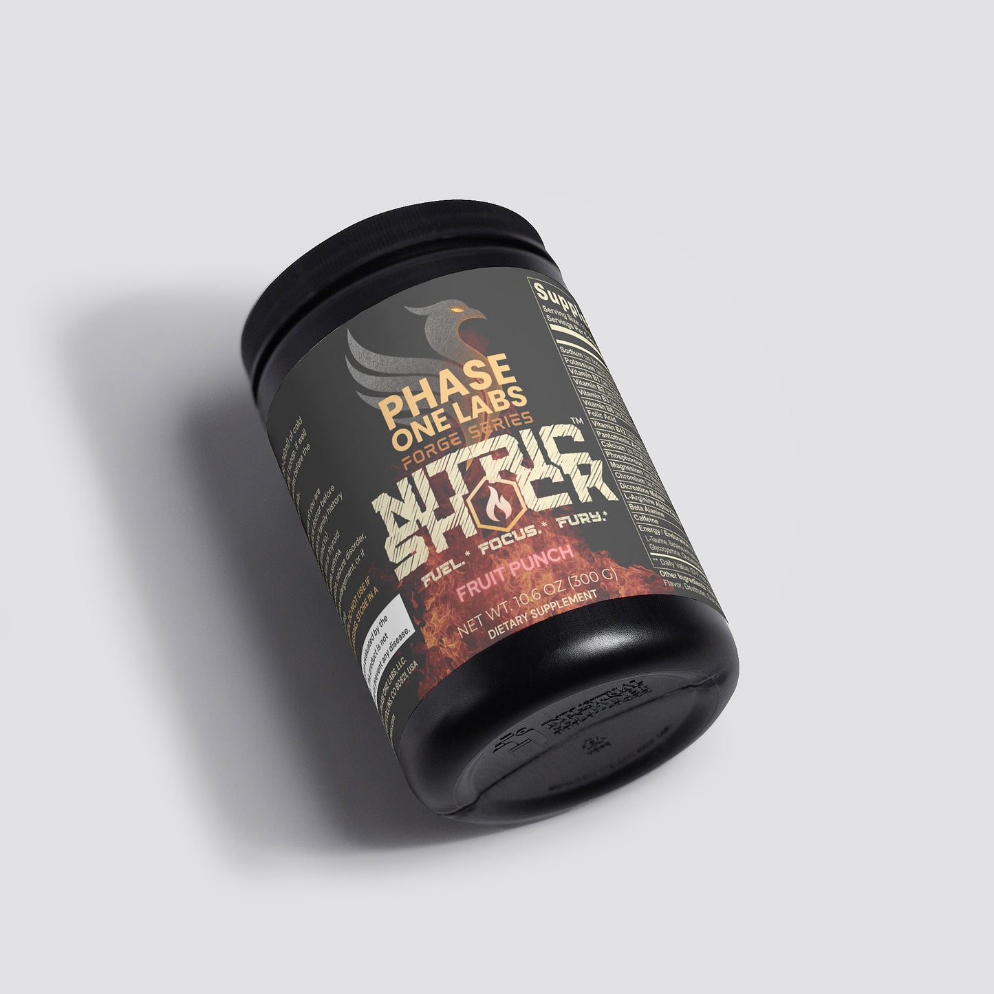 NITRIC SHOCK (Fruit Punch):  Pre-Workout Powder