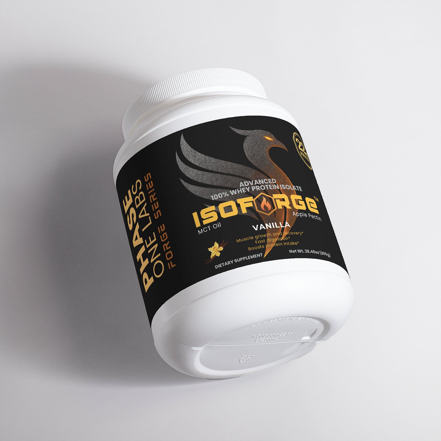 ISOFORGE (Vanilla):  Advanced 100% Whey Protein Isolate