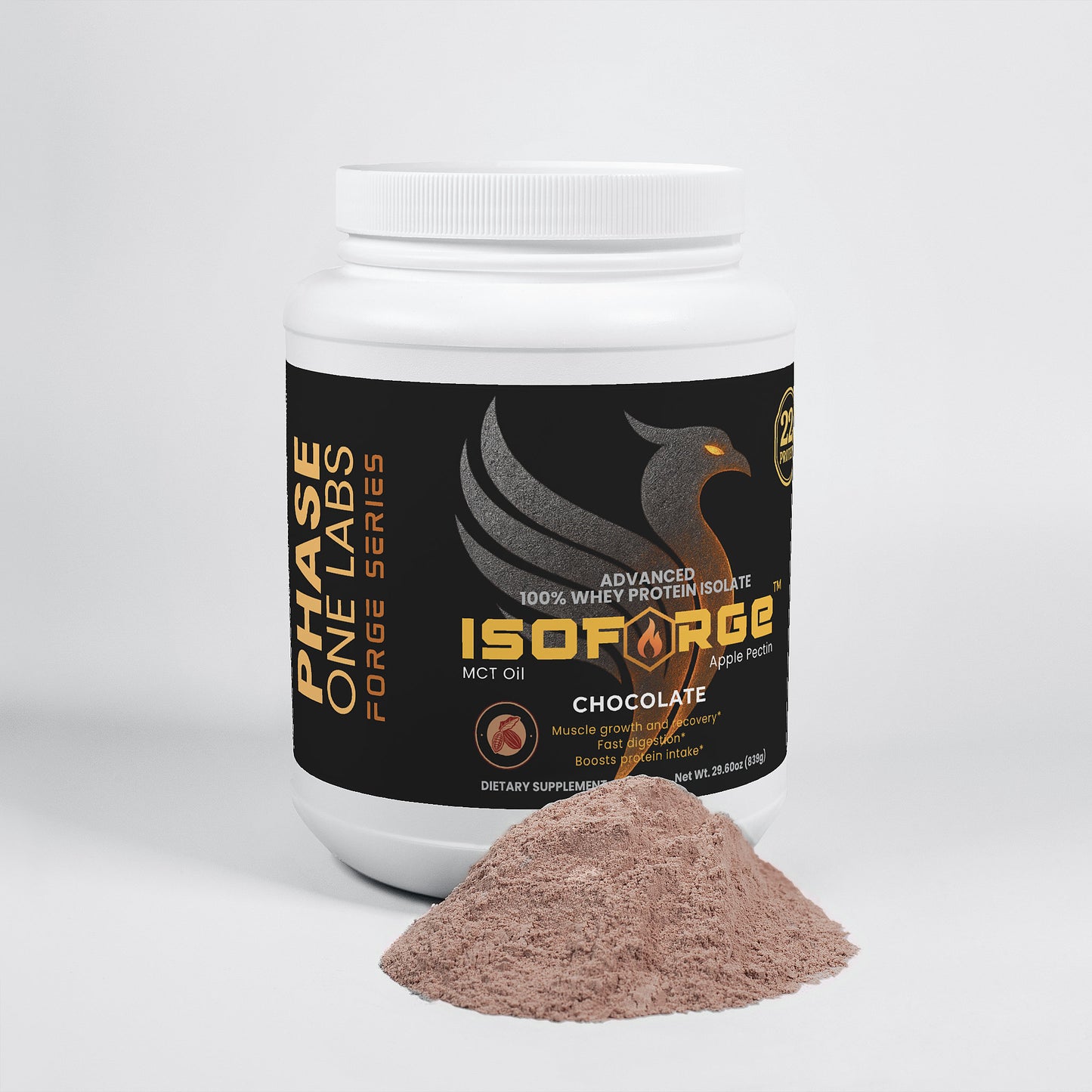 ISOFORGE (Chocolate):  Advanced 100% Whey Protein Isolate