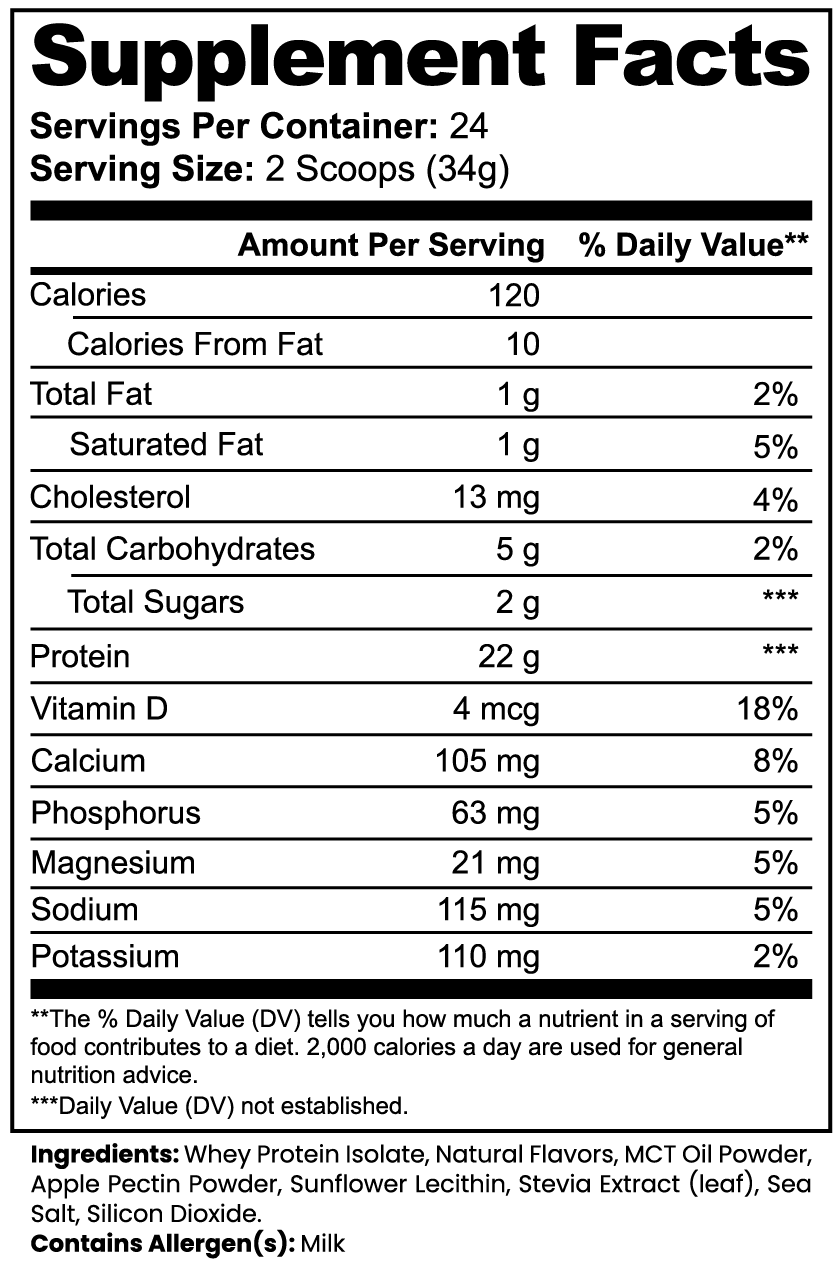 ISOFORGE (Vanilla):  Advanced 100% Whey Protein Isolate